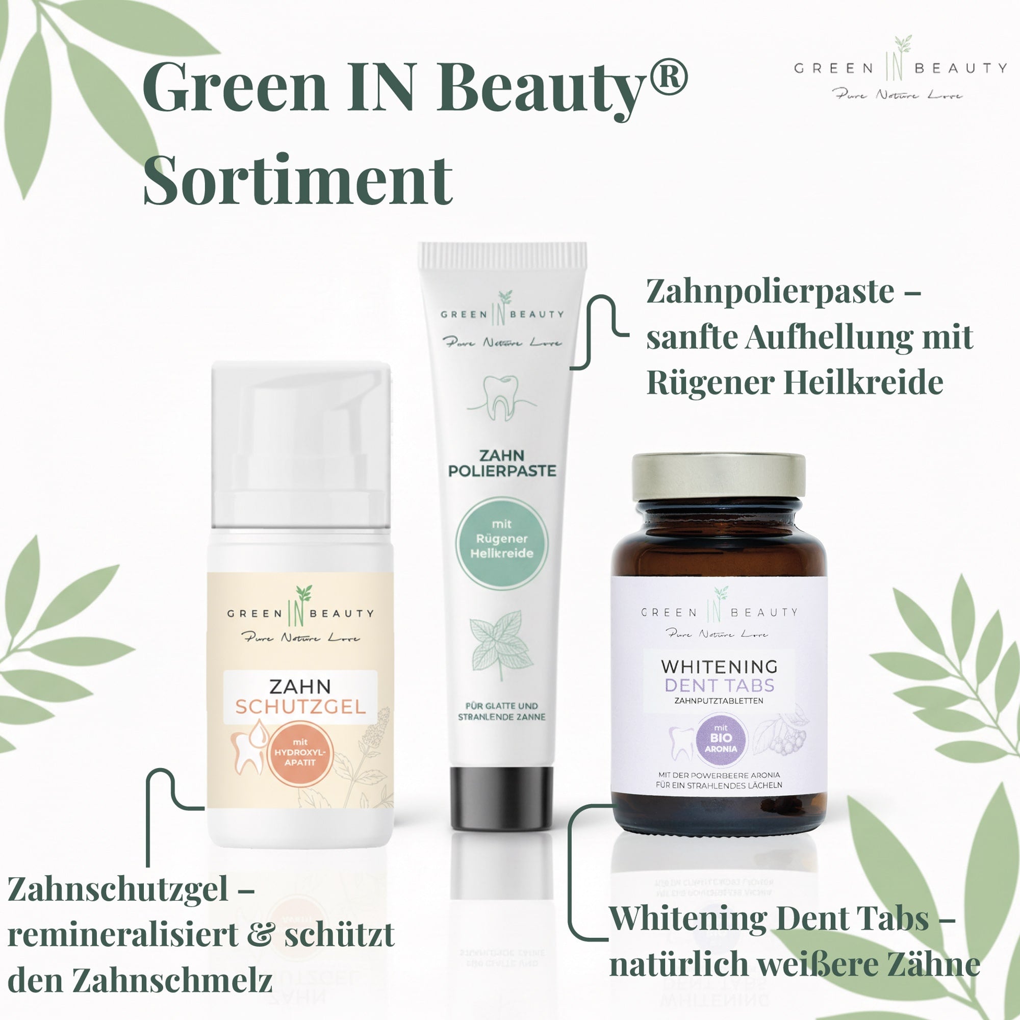 Green IN Beauty - Polierpaste für strahlende Zähne