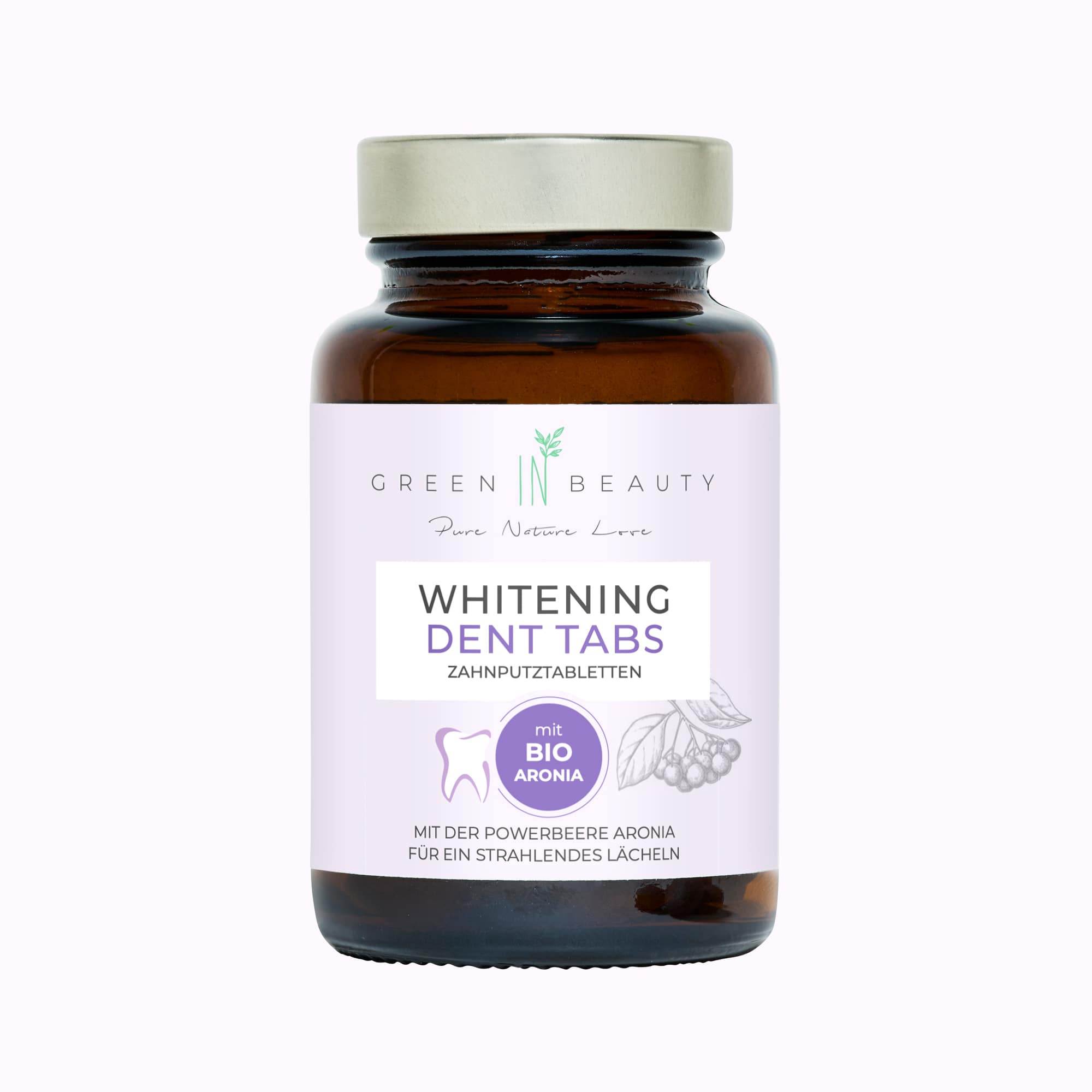 Green IN Beauty - Zahnpflegetabletten für strahlend weiße Zähne